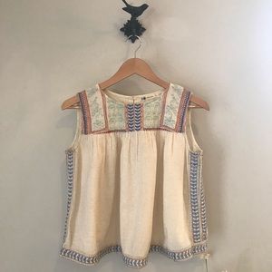 🌼C&V Embroidered Babydoll Top🌼